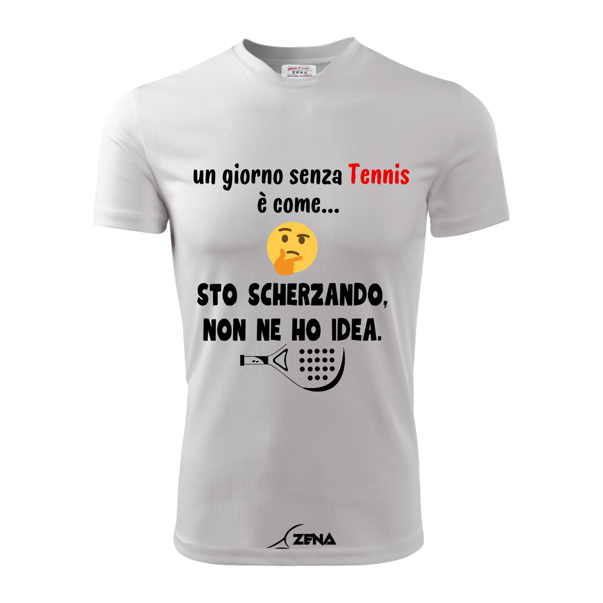 T-Shirt Cotone TENNIS - UN GIORNO SENZA