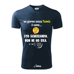 T-Shirt Cotone TENNIS - O VINCO O IMPARO